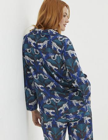 Sadie Snow Leopard Pyjama Top