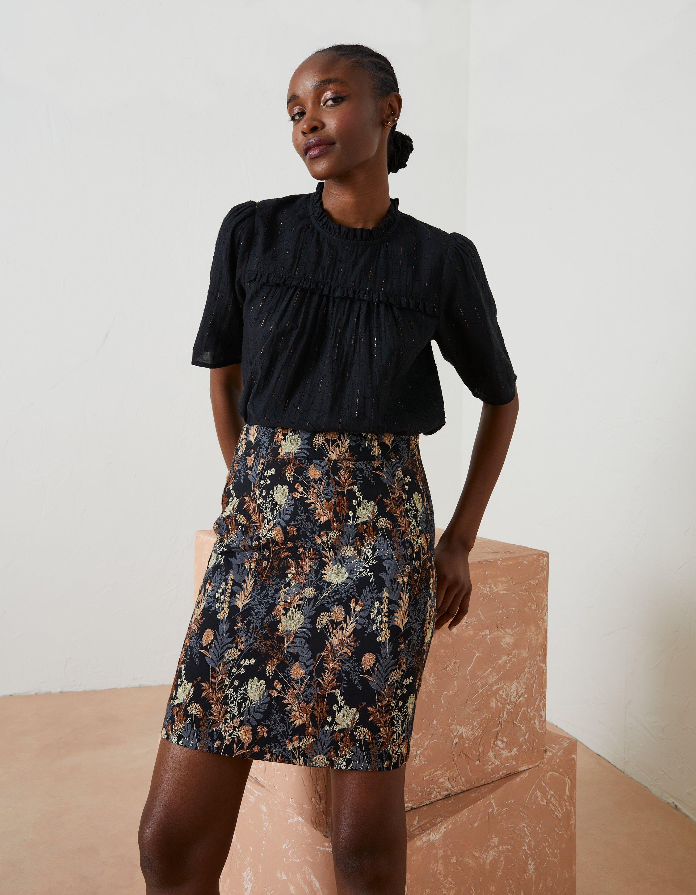 Cally Jacquard Skirt, Skirts | FatFace.com