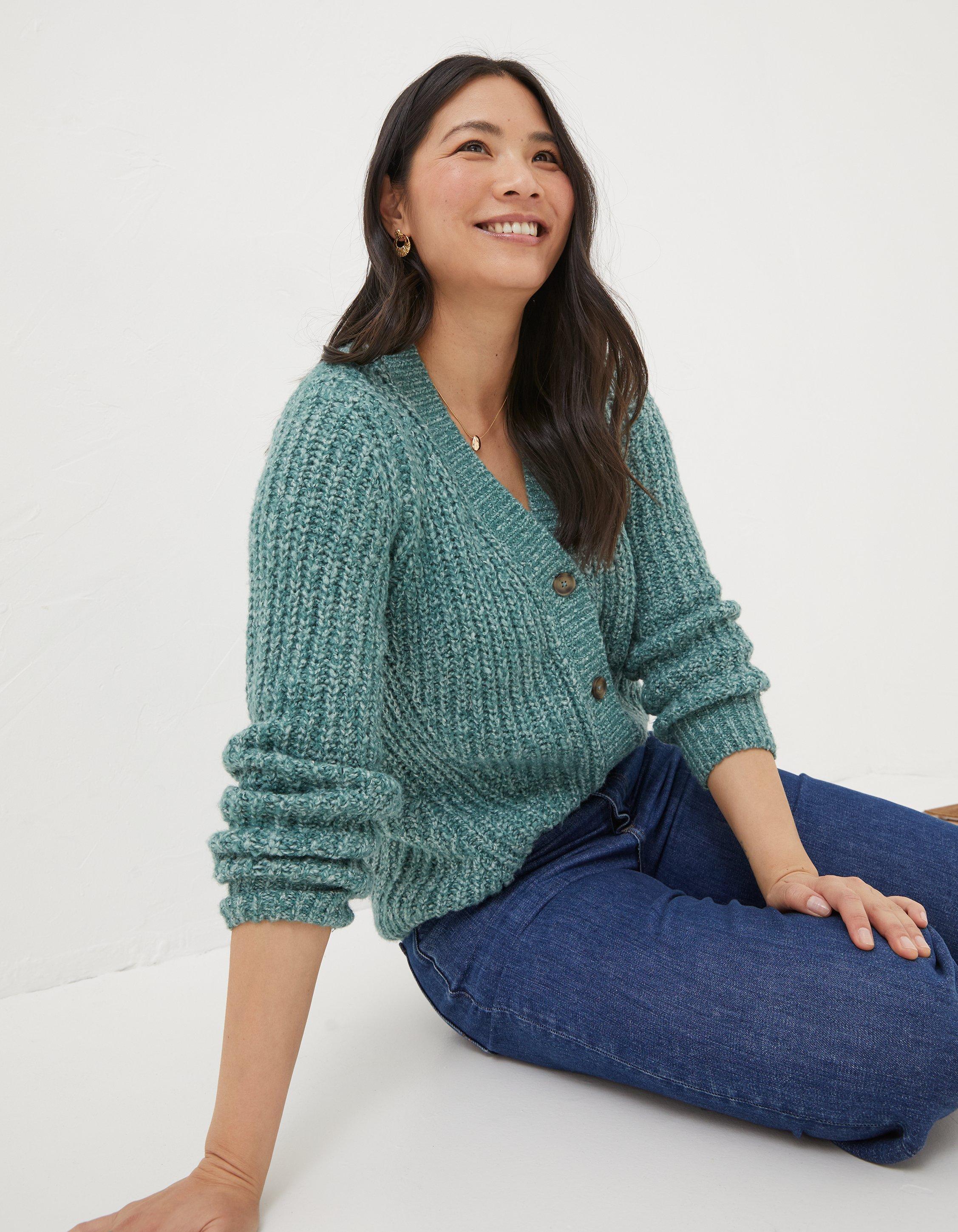 Alicia V Neck Cardigan, Sweaters & Cardigans | FatFace.com