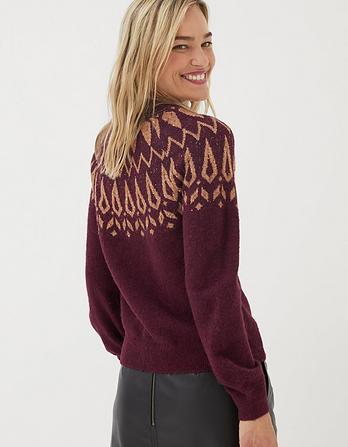 Silve Fairisle Sparkle Sweater