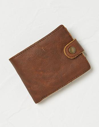 Raw Edge Leather Wallet