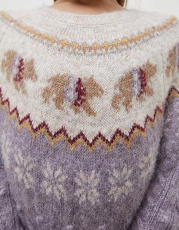 Bobbi Bear Knitted Crew Sweater