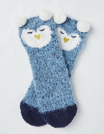 Pippa Penguin Fluffy Socks