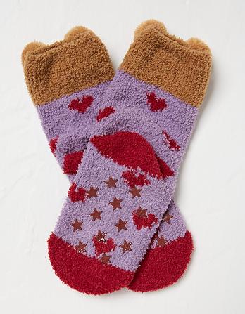 Bobbi Bear Fluffy Socks