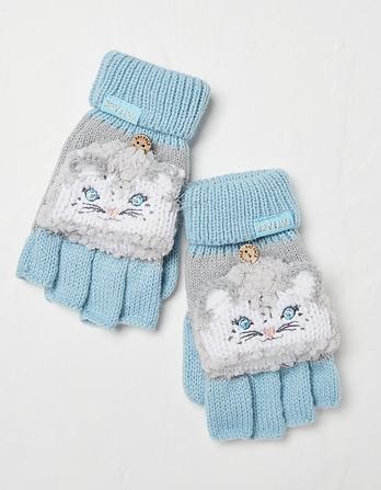 Sadie Snow Leopard Gloves