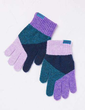 Colour Block Gloves