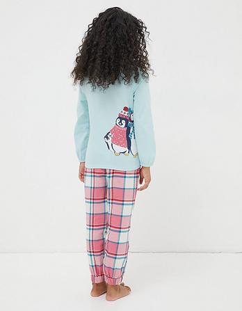Pippa Penguin Check Pyjama Set