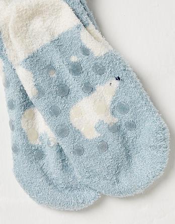 1 Pack Polar Bear Fluffy Sock