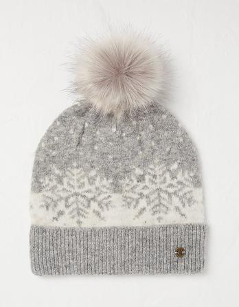 Snowflake Bobble Hat