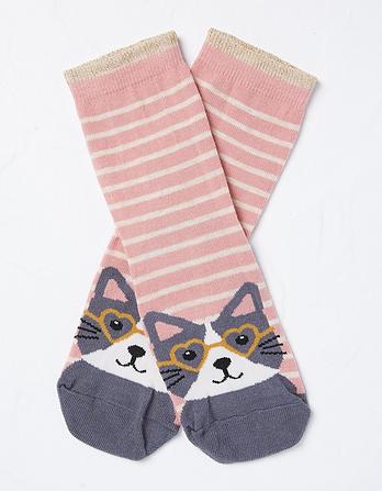 1 Pack Cat Socks