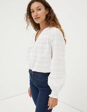 Poppy Embroidered Blouse