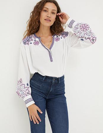 Lou Embroidered Blouse